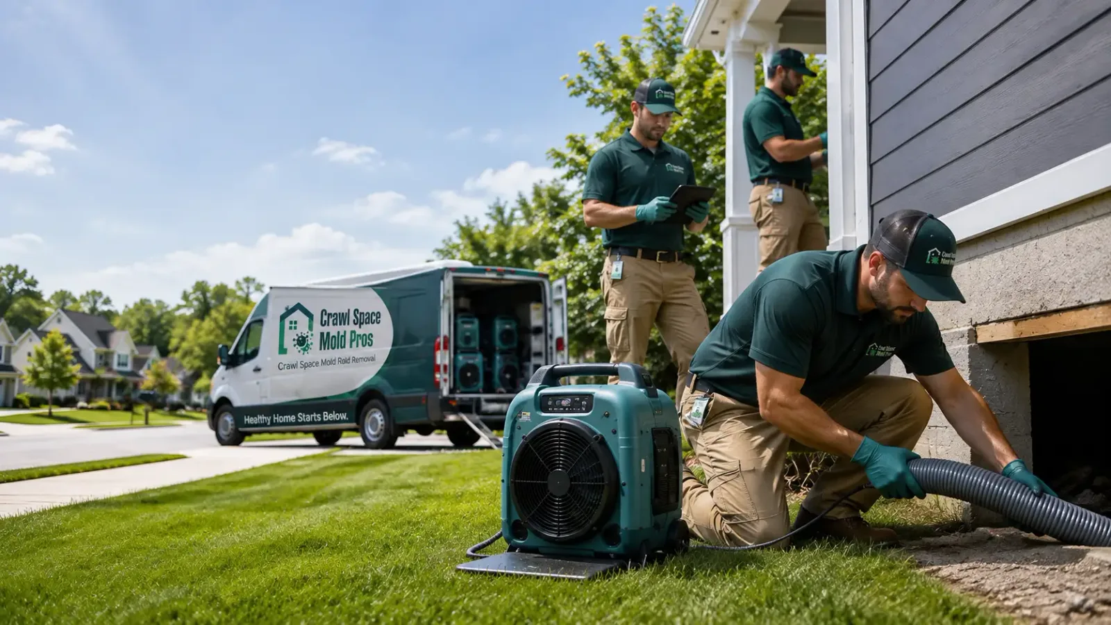 Crawl Space Mold Removal in Lake City, PA